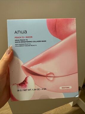 Anua Peach 70 + Niacin Brightening Collagen Mask - Pink
